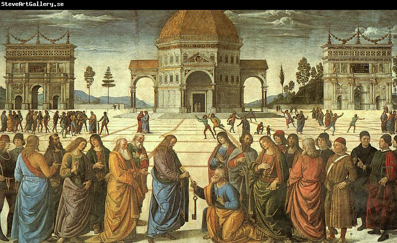 Pietro Perugino Christ Delivering the Keys to St.Peter